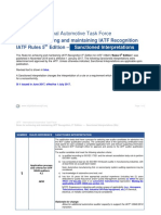 IATF Rules 5th Edition - Sanctioned Interpretations - July2017 PDF