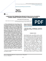 A New Rule for Terminating Resuscitation of Out of Hospital Cardiac Arrest Patients in Japan