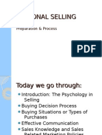Personal Selling - Session 2
