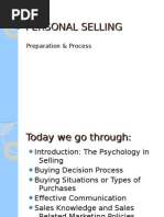 Personal Selling - Session 2