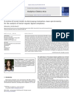 A Review of Recent Trends in Electrospray Ionisation-Mass Spectrometry For The Analysis of Metal-Organic Ligand Complexes