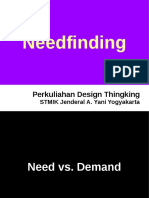 P3 - Design Thinking - Needfinding