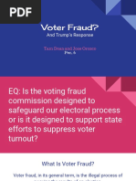 Voter Fraud