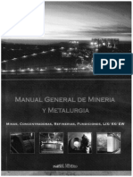 Manual General de Mineria y Metalurgia