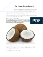 Aceite de Coco Fraccionado