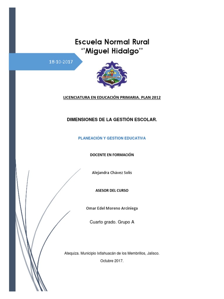Dimensiones de la Gestión Escolar | PDF | Evaluación | Aprendizaje
