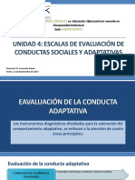 Unidad 4 Escalas de Evaluación de Conductas Sociales y Adaptativas