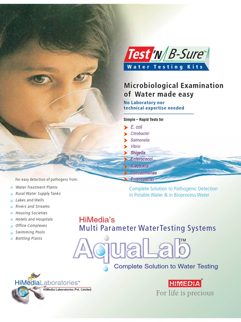 Water Testing PDF PDF Drinking Water Water Quality