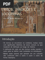 Ritos, Tradições e Doutrinas - Dr. André Muceniecks