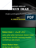 Aqidah Akhlak-Rukun Iman