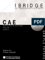 CAE Speaking PDF