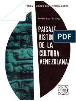 Paisaje Histórico de La Cultura Venezolana - Ramón Díaz Sánchez