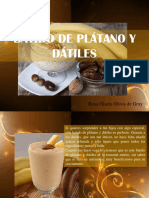 Batido de Plátano y Dátiles