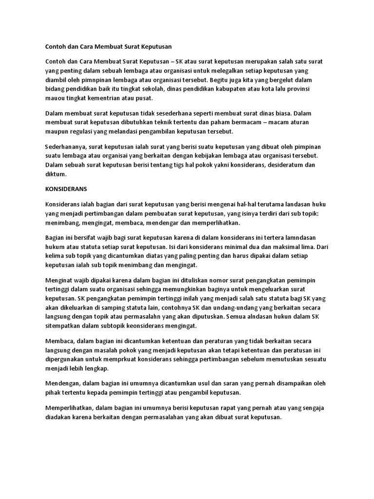 Contoh Surat Dinas Yg Salah