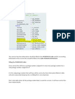 Fill POSERVICES and POSRVACCESSVALUES tables from PR service lines