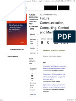 Future Communication, Computing, Control and Management – Bookmetrix Analysis