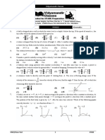 Class Test Kinametics & Vector