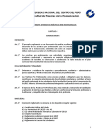 Reglamento Interno de Prácticas Pre Profesionales CC.cc 2016