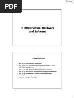 Infrastructure Hardware and Software Week 2