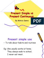 Present Simple Vs Present Continuous