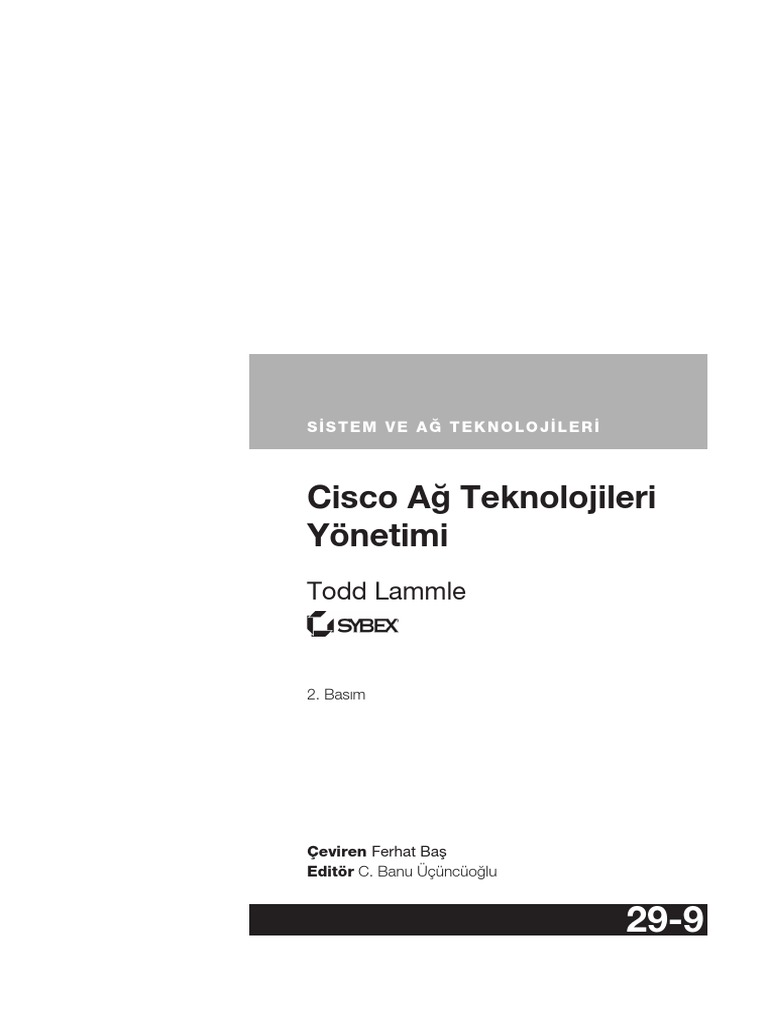 Cisco Ağ Teknolojileri Yönetimi Bilge Adam Kitabı PDF | PDF