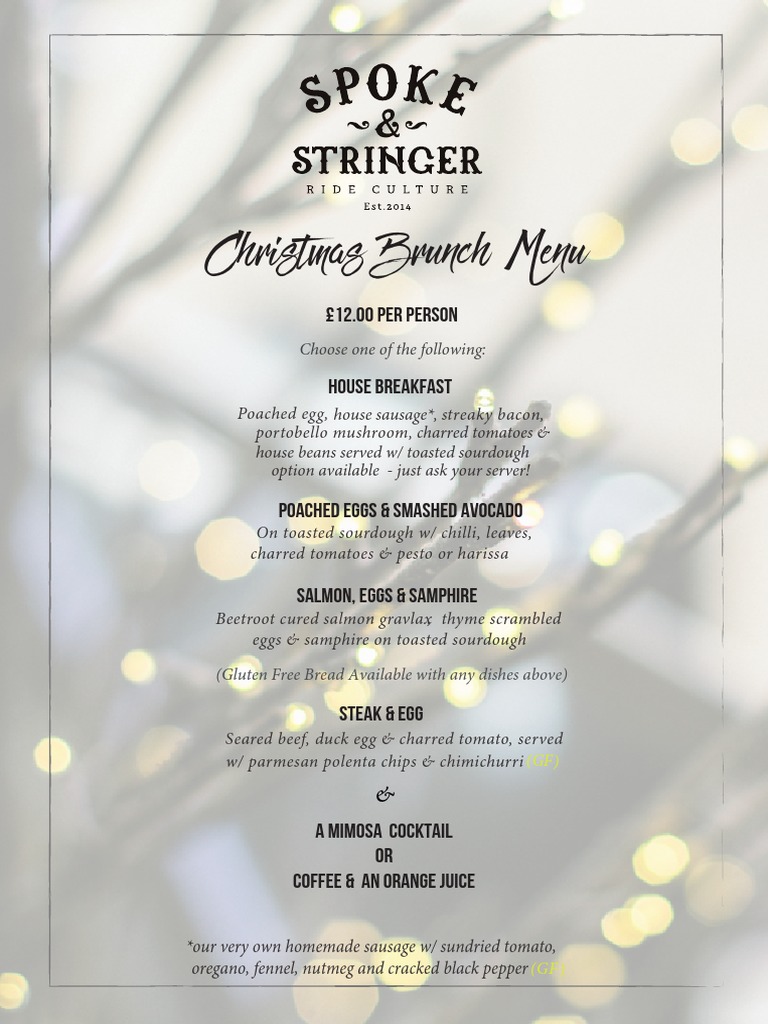 Brunch Menu PDF