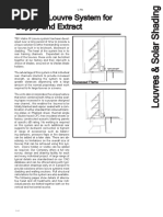 Matrix III Louvre System For Supply and Extract: Recessed Frame