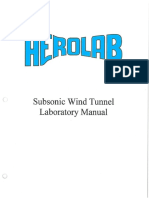 Aerolab Wind Tunnel Lab Manual