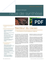 Le commerce ACP analysé et décrypté - Note de synthèse