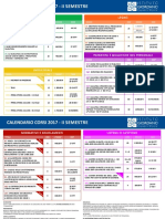 Calendario 2017 II Semestre