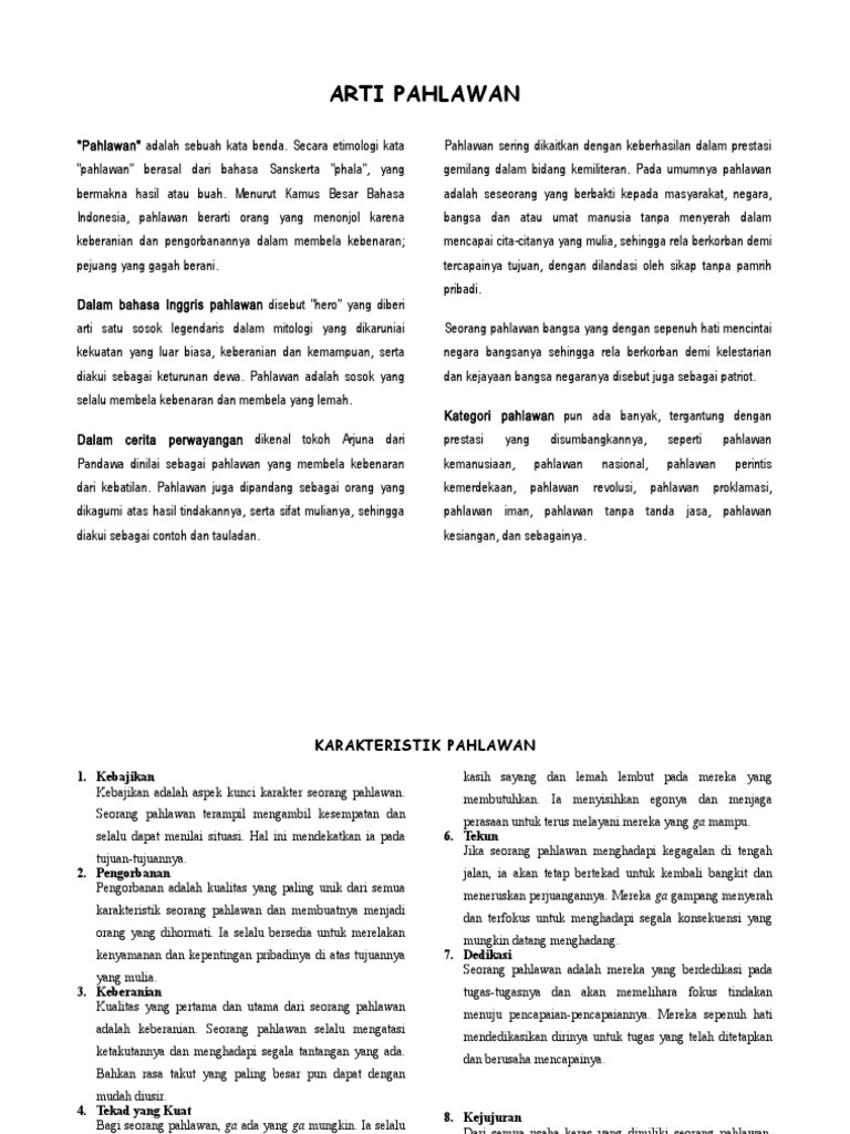 Arti Pahlawan Pdf