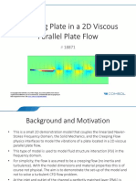 Vibrating Plate 2D Viscous Flow 53