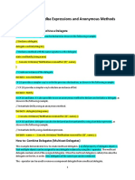 Delegates, Lamdba Expressions and Anonymous Methods: Declare, Instantiate, and Use A Delegate