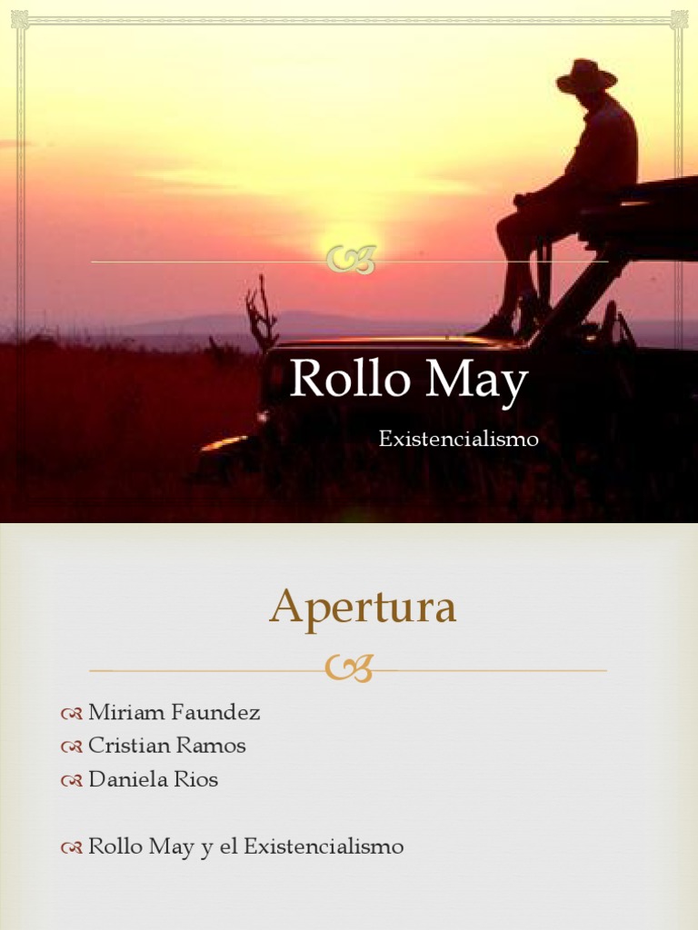 Diapositivas Sobre Rollo-May | PDF | Existencialismo | Adultos