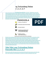 HASAN Nilai Nilai Yang Terkandung Dalam Pancasila Sila 1