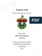 Modul 4 - PROGRAM AUDIT Audit Internal