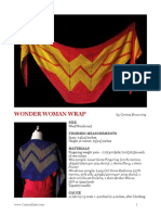 Wonder Woman Wrap Crochet