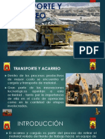 Introduccion A La Mineria-Expo Transporte y Acarreo-Grupo 5