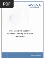 Multi-Discipline Supports Automatic Drawing Production User Guide