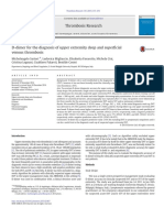 D-Dimer For The Diagnosis of Upper Extremity Deep and Superficial