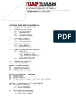 Esquema Del Plan de Tesis