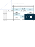 Horario Grupos de Lenguaje