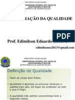 Aula Adm. Qualidade 08-08-17