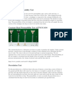 Permeability Test