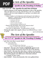 Acts 15 17 41 Apostles in Jail Preaching Beating