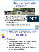 Modeling Uncertainty With Probability