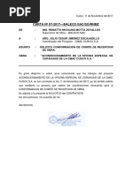 Carta Para Solicitar Devolución de Garantia