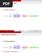 Rigid Body Dynamics: Coriolis Acceleration