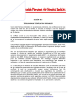 Tipología de Conflictos Sociales