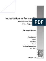 Intro f90 Notes